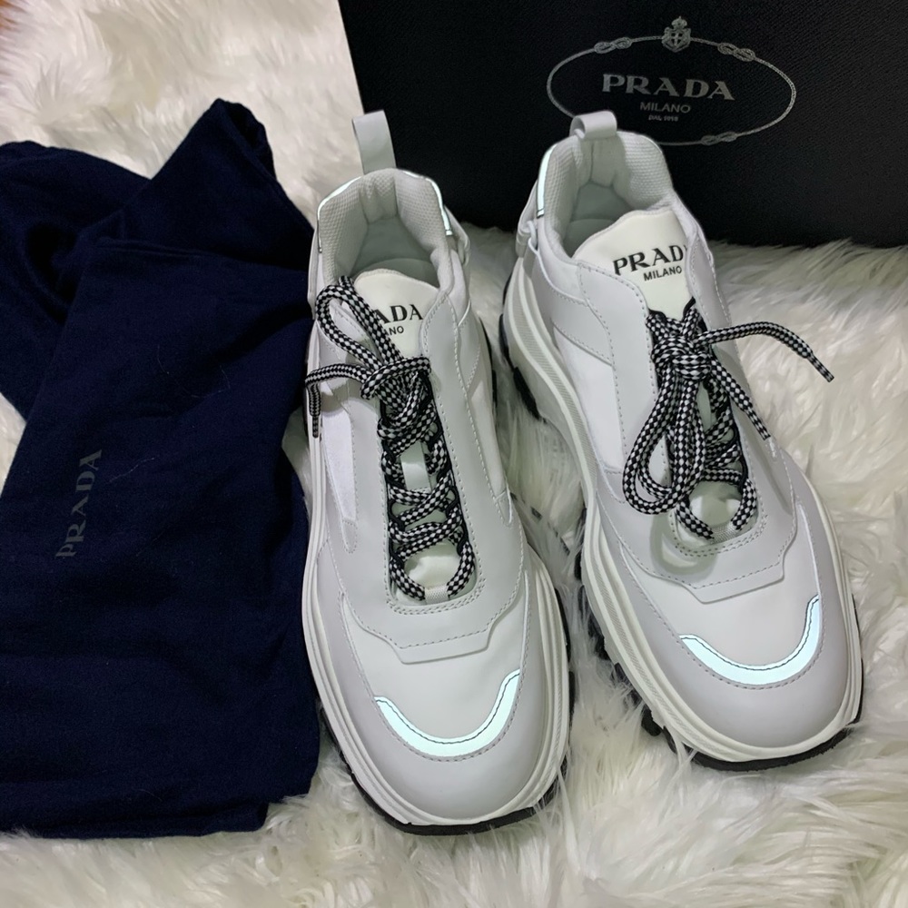 Brand-new Men's Prada Pegasus White/Black US10